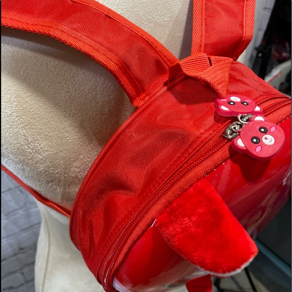 NWT BACKPACK CHILDREN SCHOOL BAG UNISEX FOX BABY RED. 9’x3’x10’in. - Picture 9 of 17